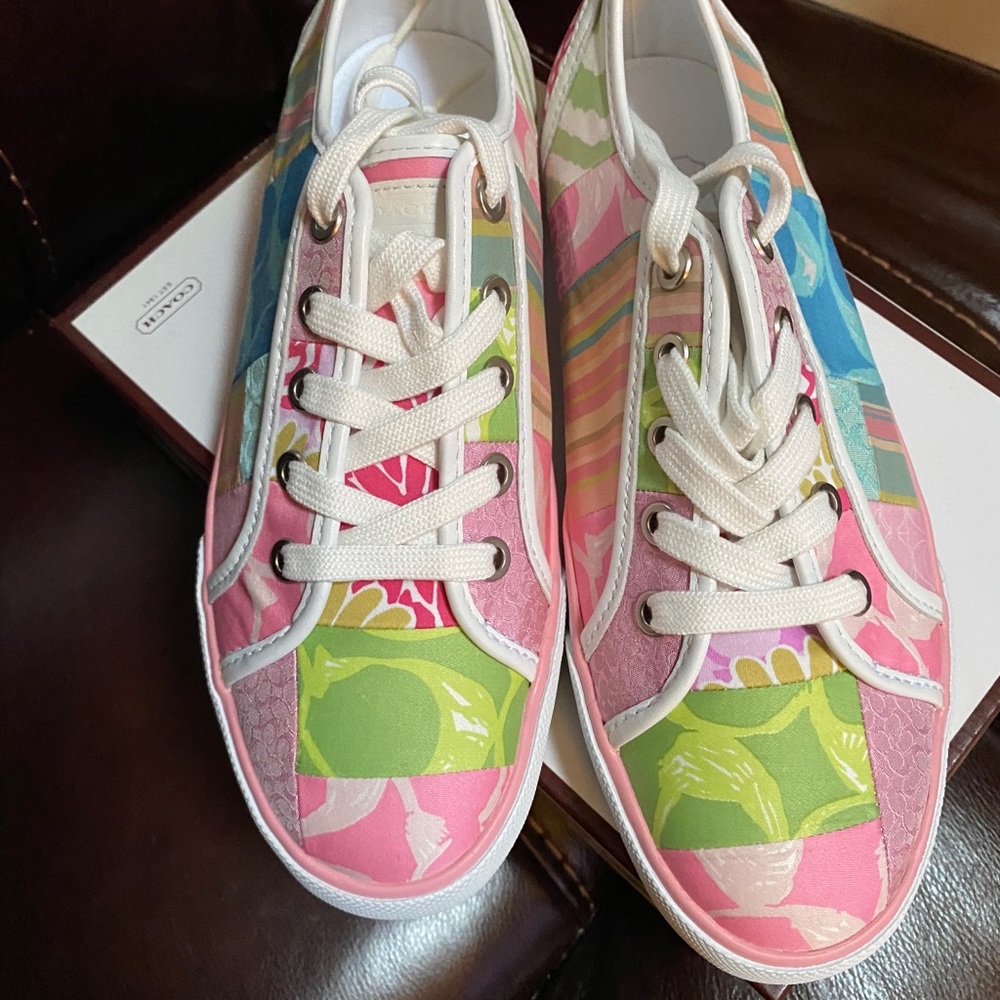 Coach | Patchwork Sneakers (Pastel)